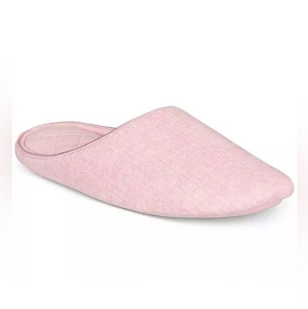 Charter Club Pointelle Memory Foam Slippers